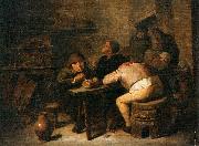 Adriaen Brouwer Interior of a Smoking Room oil painting artist